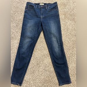 Madewell Women Jeans Sz 31 High Rise Skinny